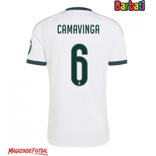 Real Madrid Eduardo Camavinga #6 Tricou Fotbal Replică 2026-27 Barbati Acasa Real Madrid Eduardo Camavinga #6 Tricou Fotbal Replică 2026-27 Barbati Acasa